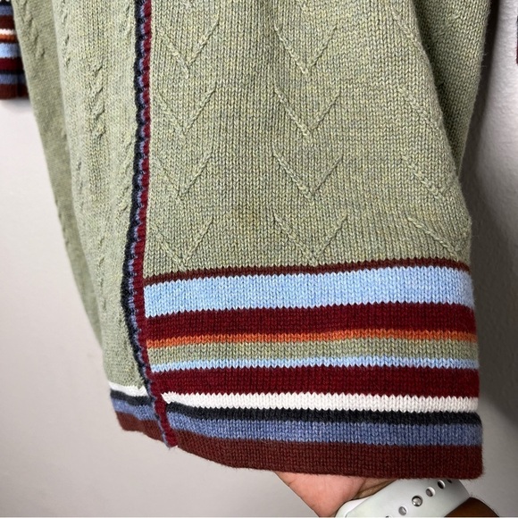 Hanna Andersson Girls Midi Dress‎ 10 Storyteller Fair Isle Patchwork Holiday - Picture 5 of 9